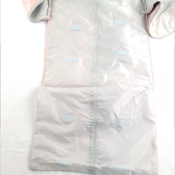 JenniBag Weekend Travel Bag Built In 54" Garment Bag Blush Pink - Picture 7 of 10